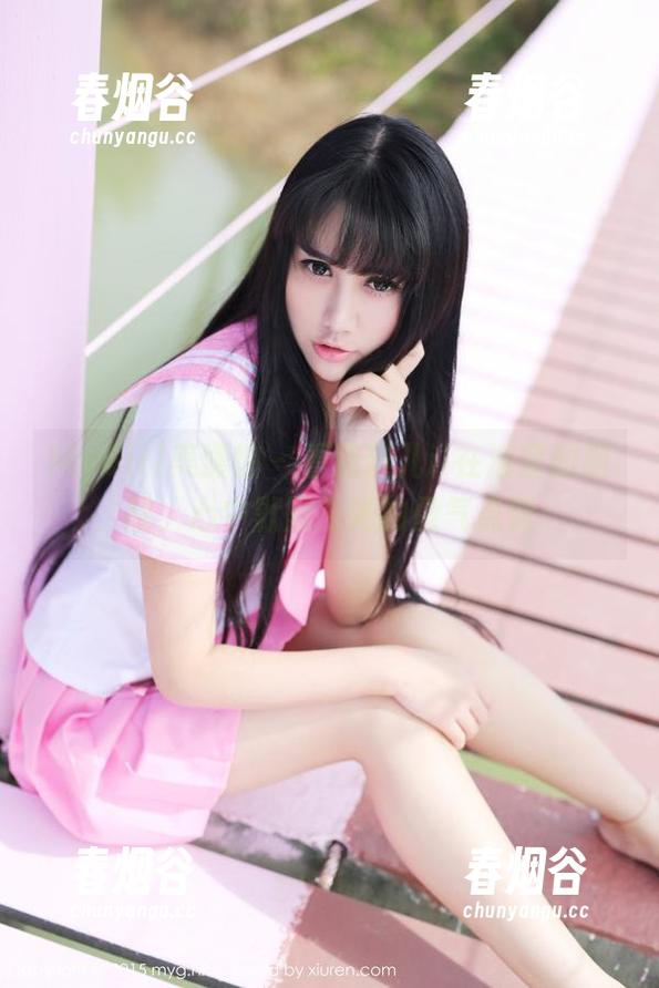 MyGirl美媛馆 - 看唐琪儿il在浴室的原图，心中默默为她的勇气点赞