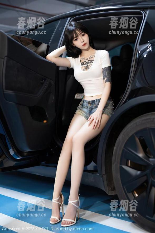 XIAOYU语画界 - 黑丝高开衩，不止是裙子！原图福利，顾桥楠在这里释放魔力。