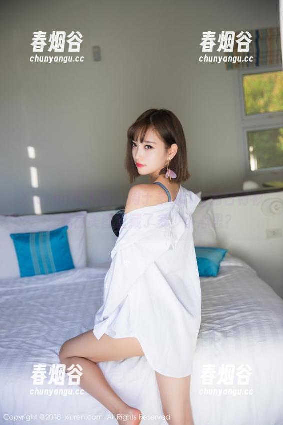 Xiuren秀人网 - 周于希Sally的白衬衫，私房美图里藏了多少小心思？