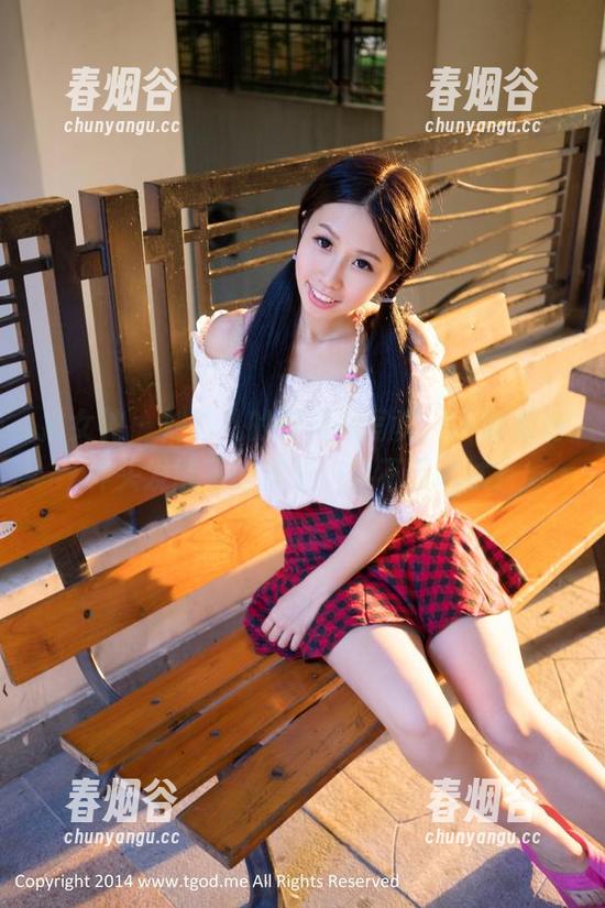 推女神 - 刘钰儿的双马尾写真，下载后有种头发能飞的错觉…要不要试试？
