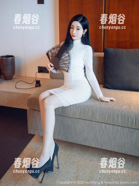 花漾show - 玥儿玥er的灰丝写真：你能忍住不多看几遍吗？
