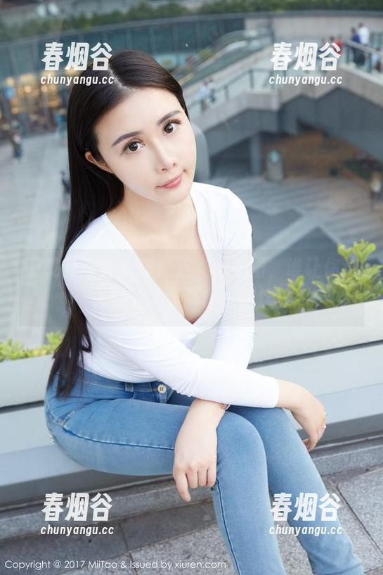 蜜桃社 - 结衣最新连衣裙美图，谁让你这么好看啊，真让人眼馋！